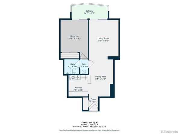 1020 15th Street 13K, Denver CO 80202