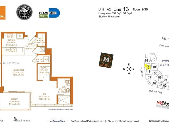 3301 NE 1st Ave H1413, Miami FL 33137