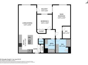 1853 Almaden Road 405, San Jose CA 95125