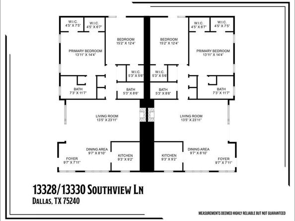 13328  Southview Lane  , Dallas Texas 75240