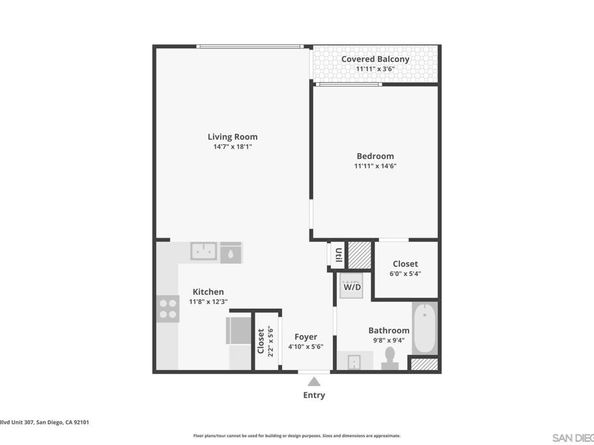 206 Park Blvd 307, San Diego CA 92101