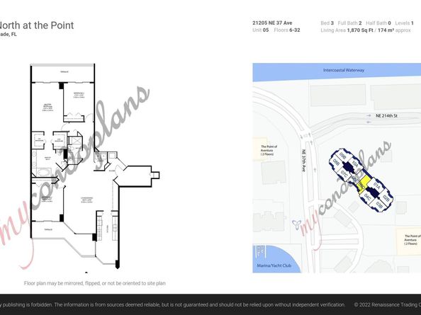 21205 Yacht Club Drive 3105, Aventura FL 33180