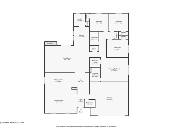 5622 Bridge Forest Drive, Houston TX 77088