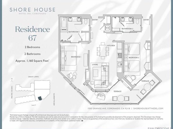 1500 Orange Avenue Shore House Unit 67, Coronado CA 92118
