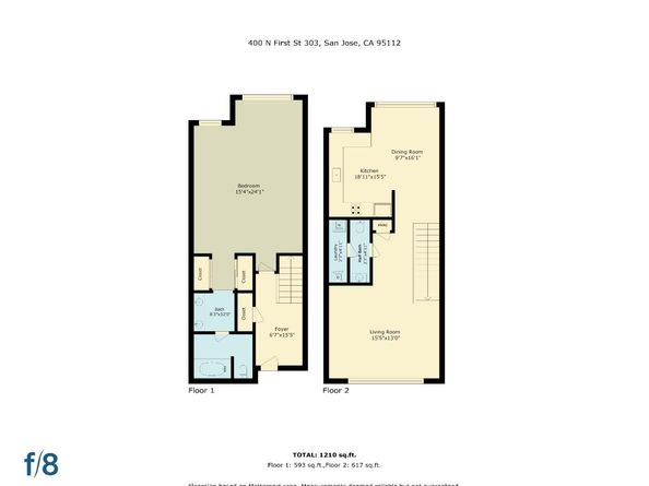 400 N 1st Street 303, San Jose CA 95112