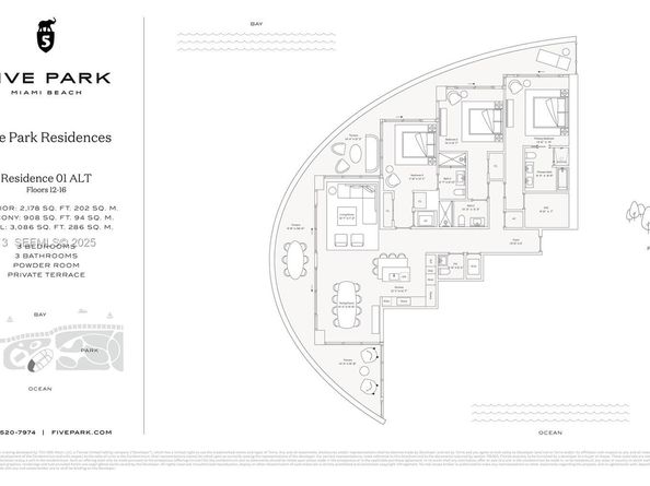 500 Alton Rd 1601, Miami Beach FL 33139