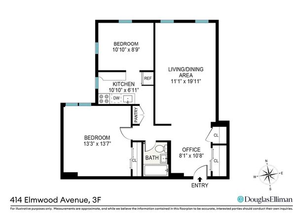 414 Elmwood Avenue 3F, Brooklyn NY 11230