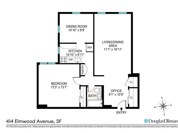 414 Elmwood Avenue 3F, Brooklyn NY 11230