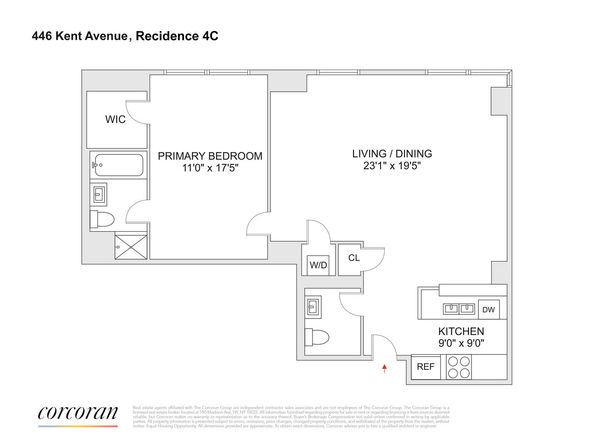 446 Kent Avenue 4C, Brooklyn NY 11249
