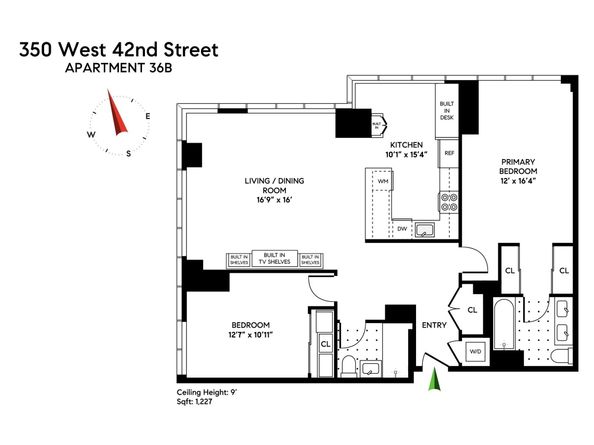 350 West 42nd Street 36B, New York NY 10036