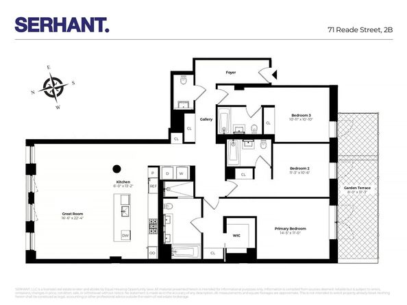 71 Reade Street 2B, New York NY 10007