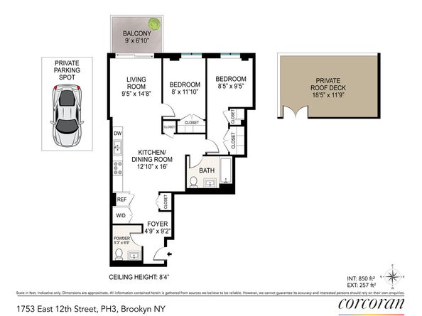 1753 East 12th Street PH3, Brooklyn NY 11229