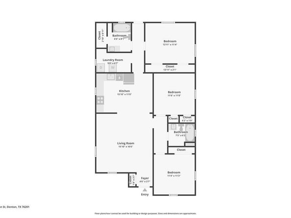 522  Denton Street , Denton Texas 76201