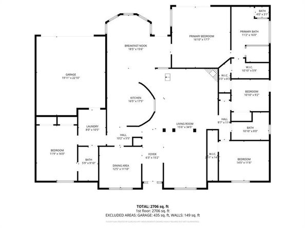 2804  Wood Wind Drive , Pantego Texas 76013