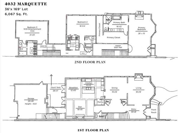 4032  Marquette Street , University Park Texas 75225