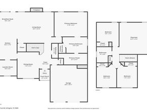 2321  Bear Run Road , Arlington Texas 76001