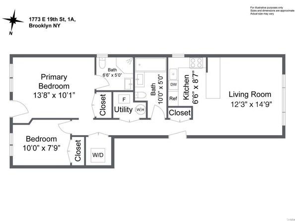 1773 E 19th Street 1A, Brooklyn NY 11229