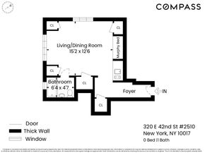 320 East 42nd Street 2510, New York NY 10017