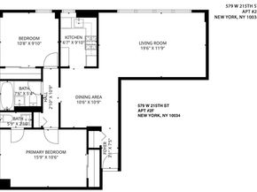 579 West 215th Street 2F, New York NY 10034