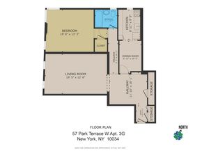 57 Park Terrace W 3G, New York NY 10034