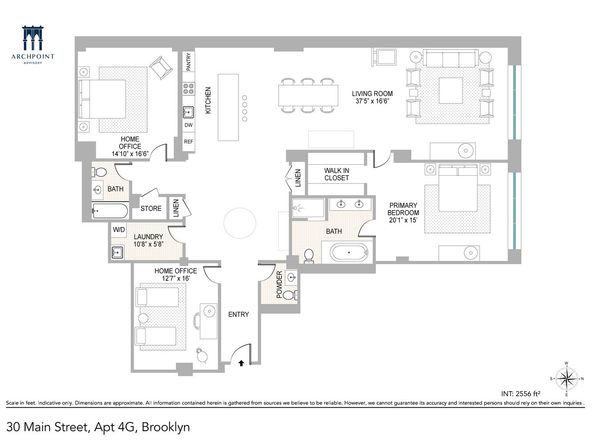 30 Main Street 4G, Brooklyn NY 11201