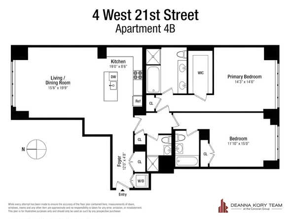4 West 21st Street 4B, New York NY 10010