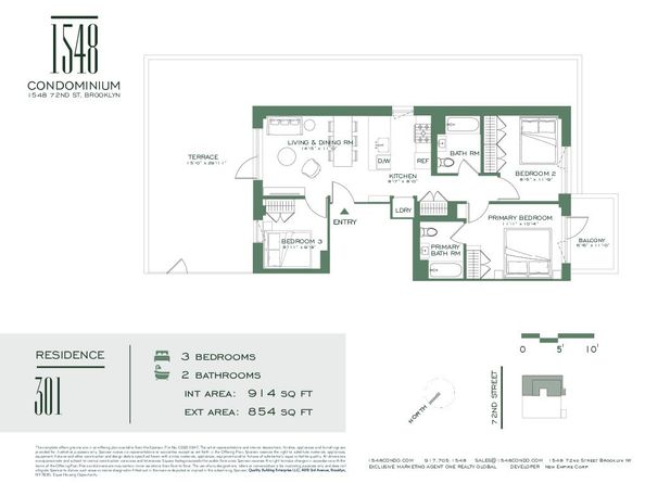 1548 72nd Street 301, Brooklyn NY 11228