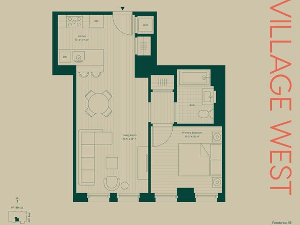 525 6th Avenue 8E, New York NY 10011