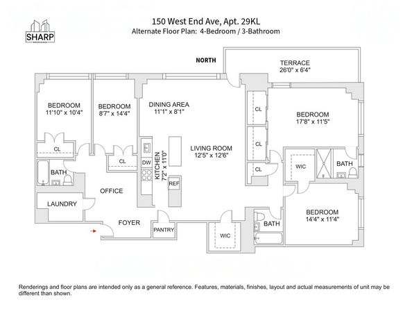 150 West End Avenue 29KL, New York NY 10023