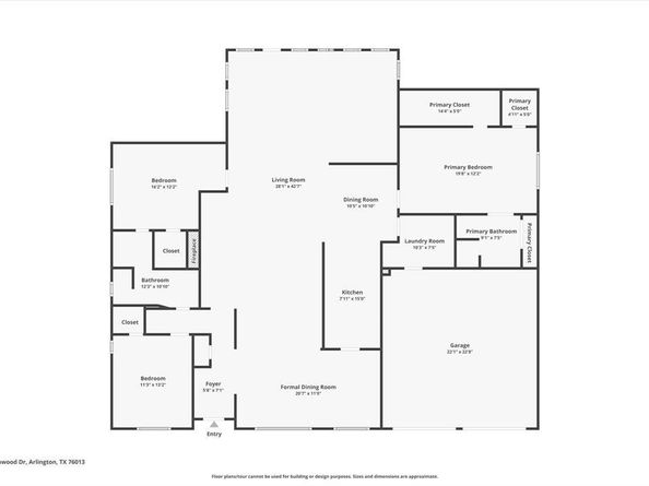 3408  Lynnwood Drive , Arlington Texas 76013