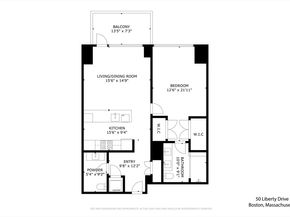 50 Liberty Dr 12G, Boston MA 02210