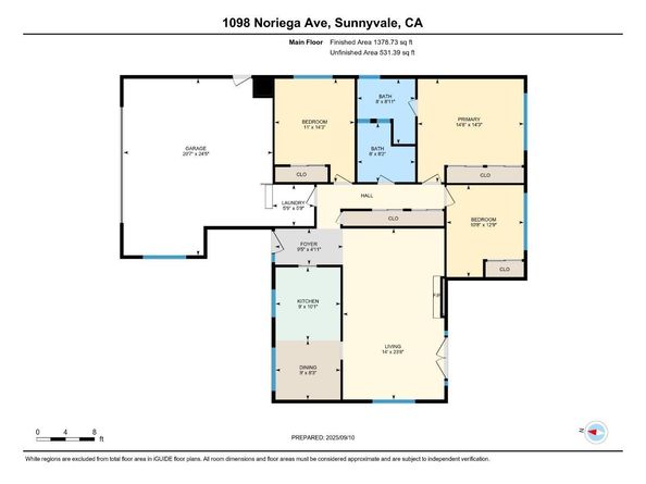 1098 Noriega Avenue, Sunnyvale CA 94086