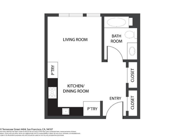 901 Tennessee Street 404, San Francisco CA 94107