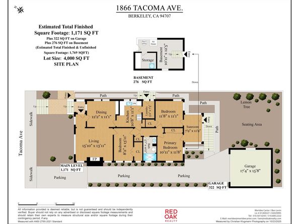 1866 Tacoma Ave, Berkeley CA 94707
