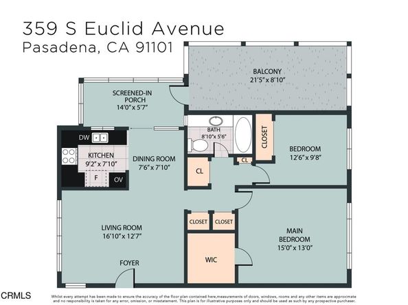 359 S Euclid Avenue, Pasadena CA 91101