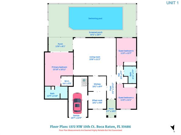 1372 NW 13th Court, Boca Raton FL 33486