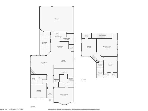 19622 Chaparral Berry Drive, Cypress TX 77433