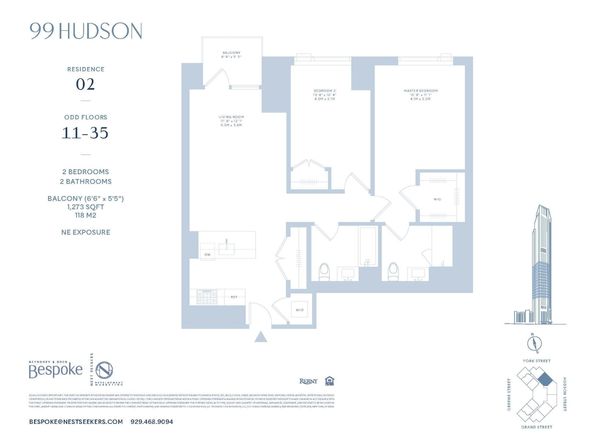 99 Hudson St 6602, Jersey City NJ 07302