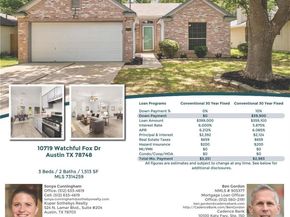 10719 Watchful Fox DR, Austin TX 78748