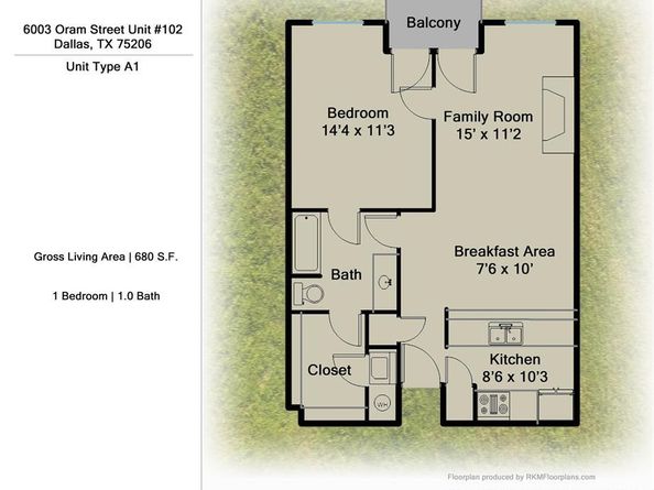 6003  Oram Street  106, Dallas Texas 75206