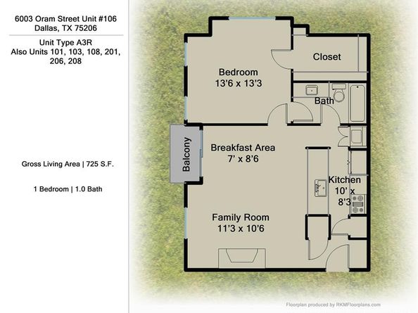 6003  Oram Street  106, Dallas Texas 75206