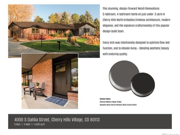 4000 S Dahlia Street, Cherry Hills Village CO 80113