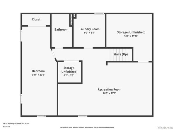 7007 E Wyoming Place, Denver CO 80224
