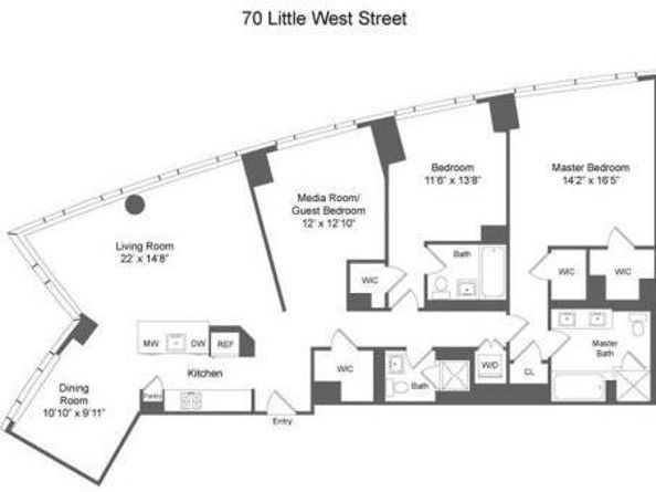 70 Little West Street 23E, New York NY 10004