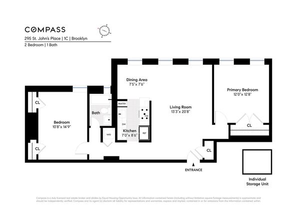 295 St Johns Place 1C, Brooklyn NY 11238