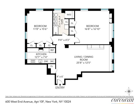 600 West End Avenue 10F, New York NY 10024
