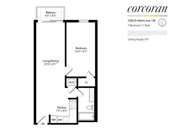 1226 St Marks Avenue 3B, Brooklyn NY 11213