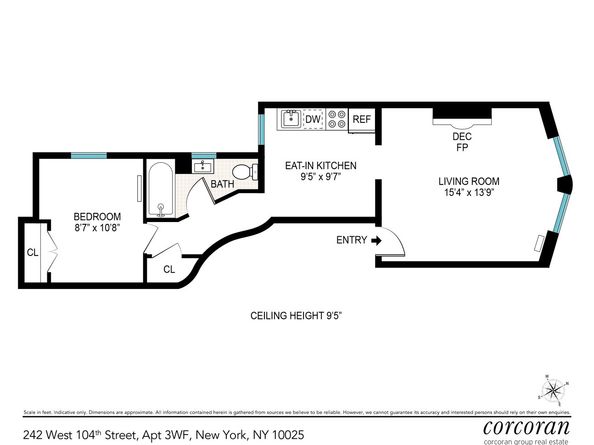 242 West 104th Street 3WF, New York NY 10025