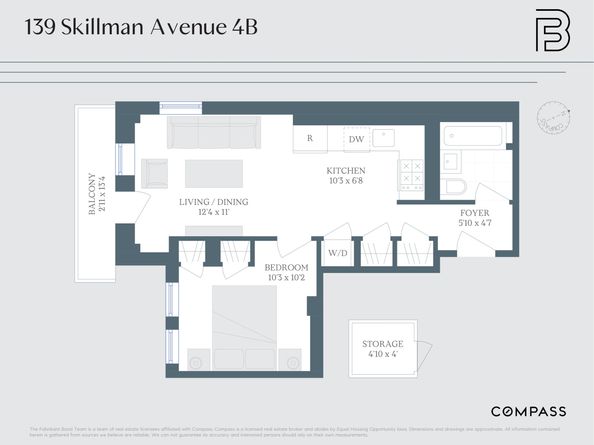 139 Skillman Avenue 4B, Brooklyn NY 11211