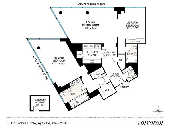 80 Columbus Circle 68A, New York NY 10019